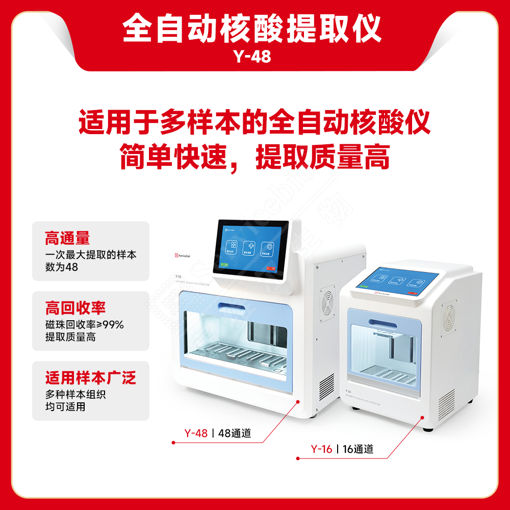 赛维尔 Servicebio Y-48 赛维尔全自动核酸提取仪