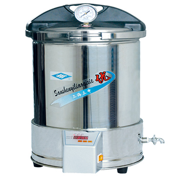 上海三申手提式不锈钢压力蒸汽灭菌器（定时数控）YX280/20（F）