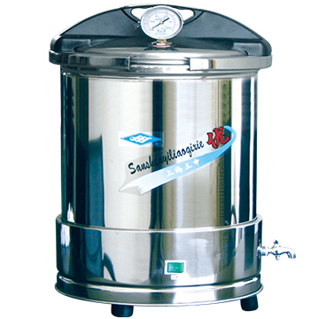上海三申手提式不锈钢压力蒸汽灭菌器（防干烧）YX280/15
