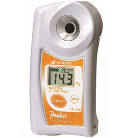 ATAGO 爱拓 迷你便携式数显折射计麦芽糖浓度计 PAL-20S