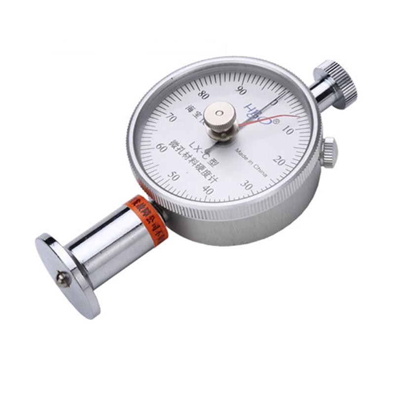 海绵邵氏硬度计 LX-C-2 海宝邵氏C型硬度计 低硬度材料测试 双指针