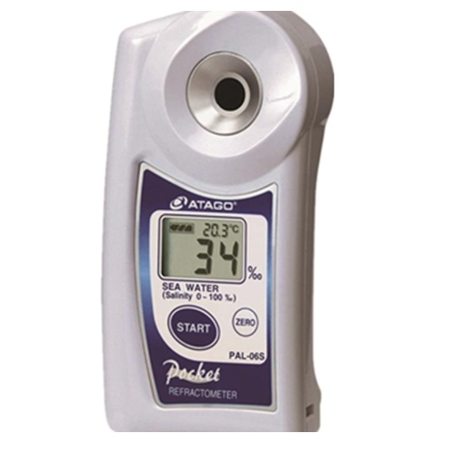 ATAGO 爱拓 迷你便携式数显折射计海水浓度计 PAL-06S