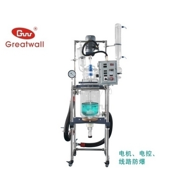 郑州长城 GR-10Ex 防爆调速玻璃反应釜（三层）