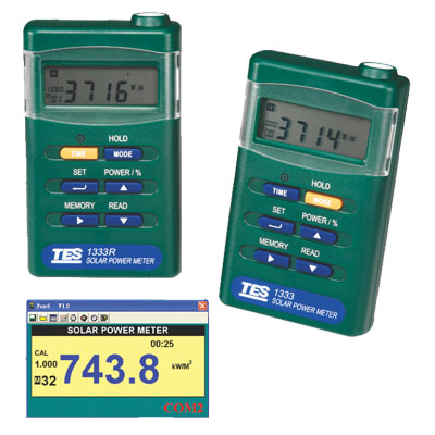台湾泰仕 TES-1333 太阳能功率表