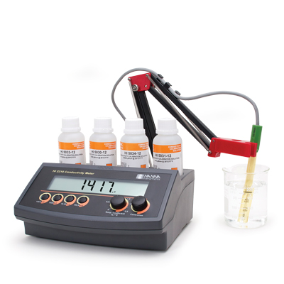 哈纳微电脑温度补偿功能电导率EC测定仪HI2315