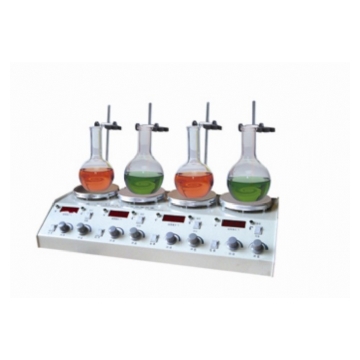 常州国华 HJ-4A 多头磁力加热搅拌器数显控温