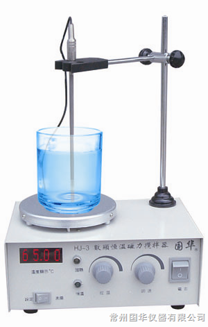 常州国华 HJ-3 恒温磁力搅拌器