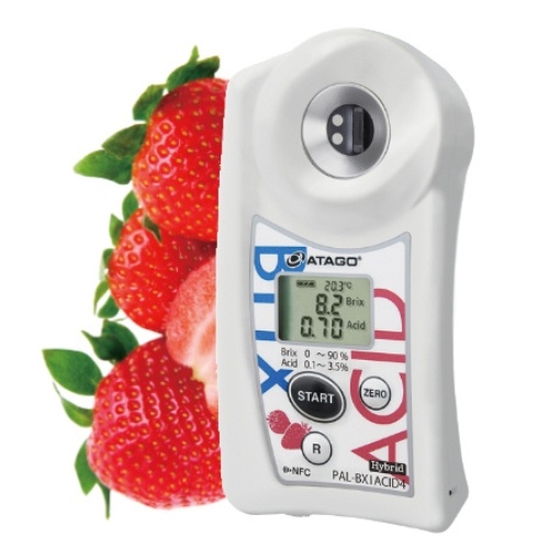 ATAGO 爱拓 迷你便携式数显糖度仪草莓糖酸度计 PAL-BX/ACID 4