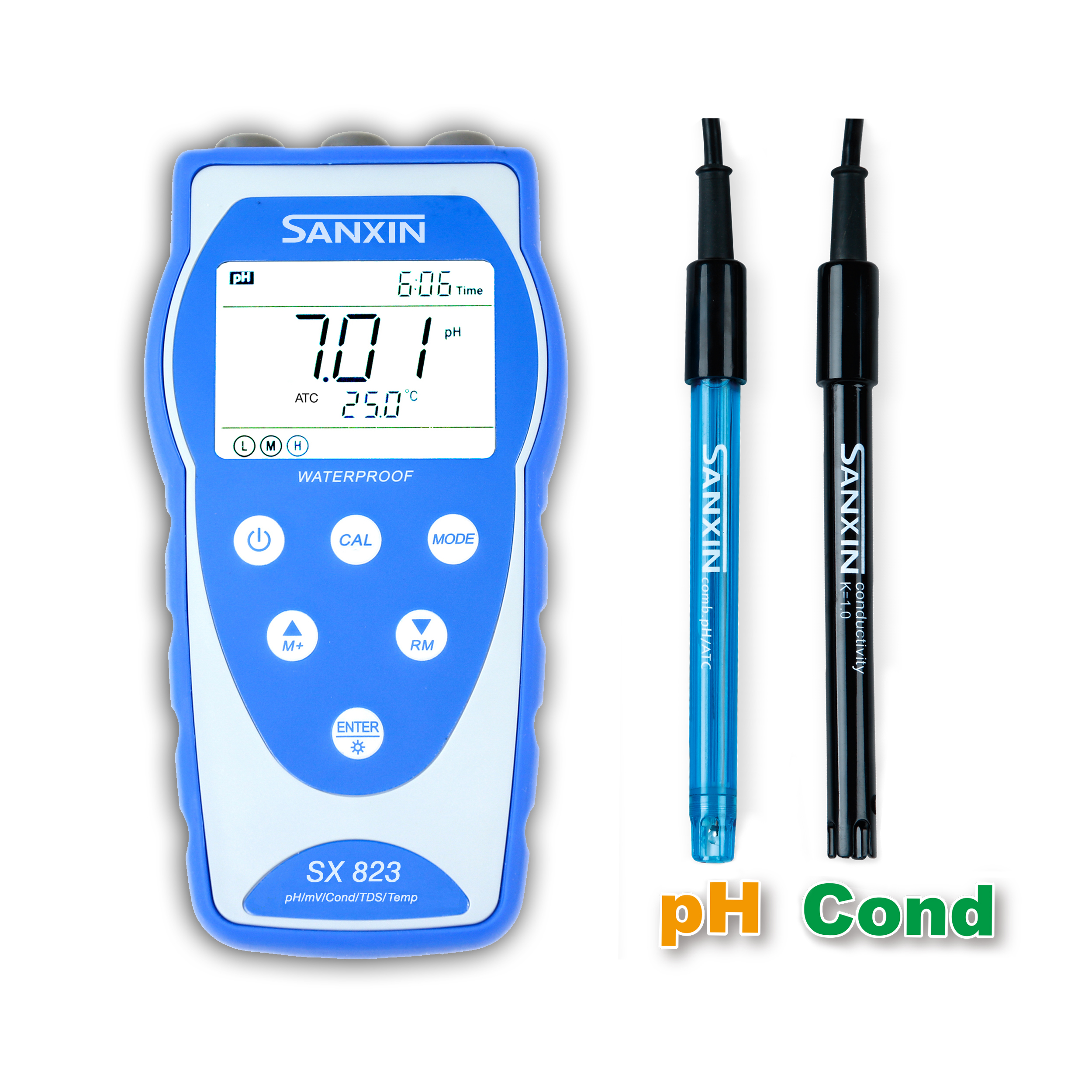 上海三信便携式PH/电导率仪SX823