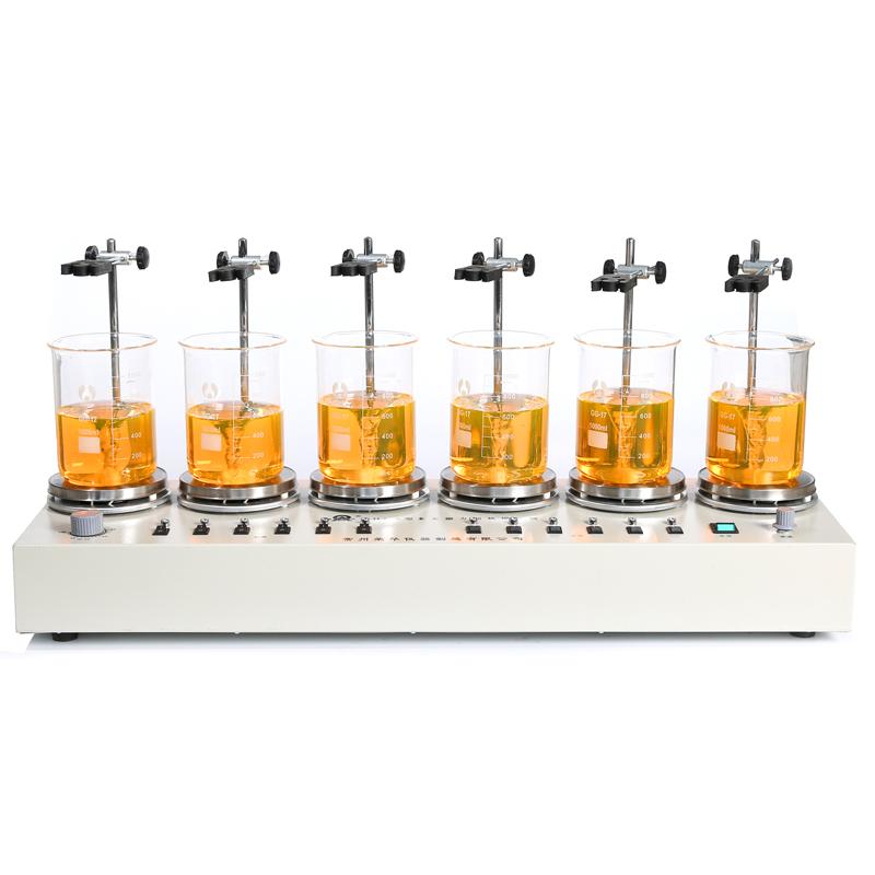 荣华 HJ-6 六头磁力加热搅拌器