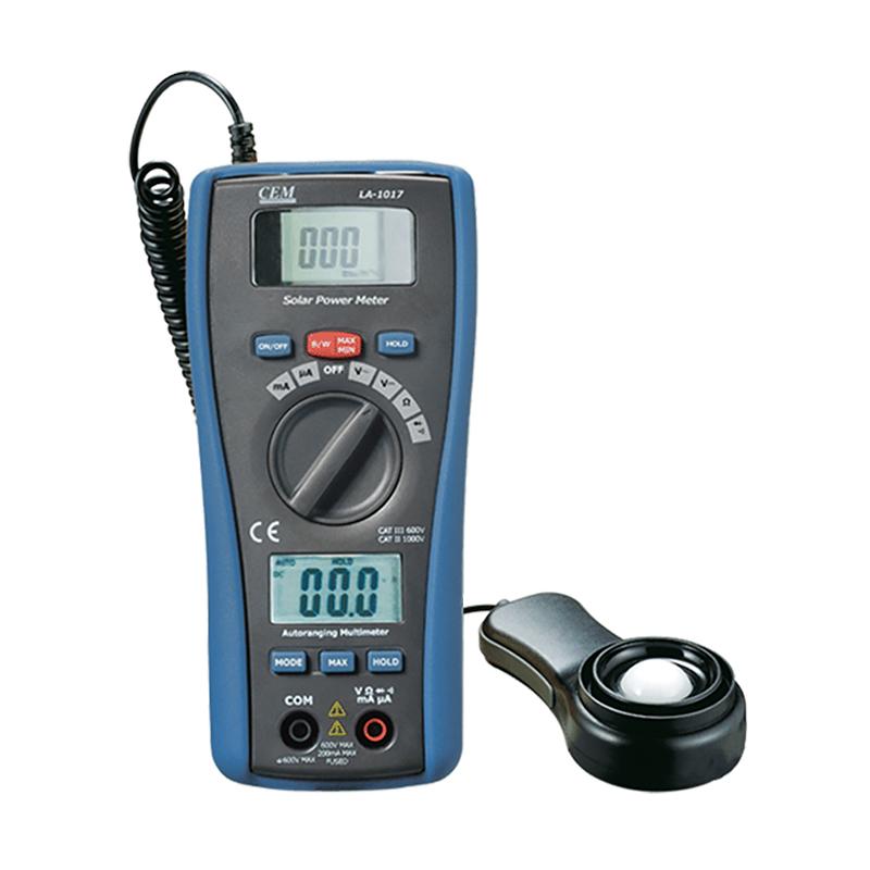 华盛昌 CEM LA-1017 二合一太阳能功率计/万用表