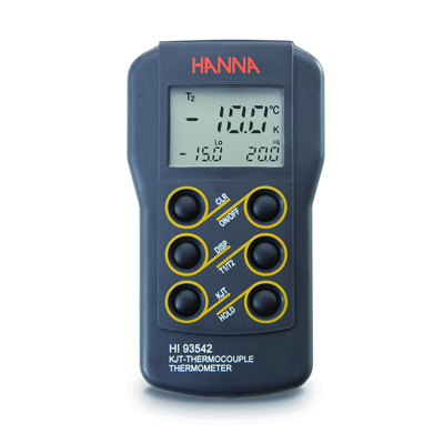 哈纳 HI93542 双通道双量程微电脑宽范围温度测定仪