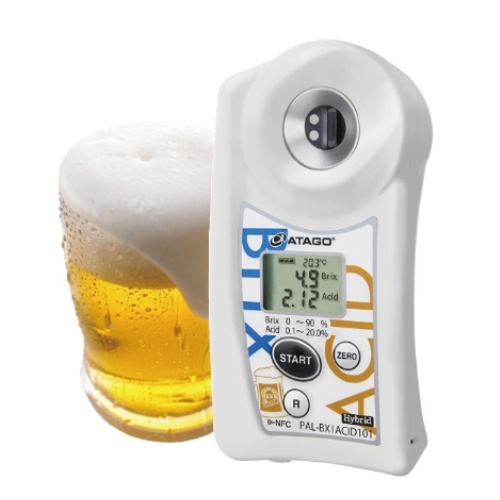 ATAGO 爱拓 迷你便携式数显糖度仪小麦啤酒糖酸度计 PAL-BX/ACID 101