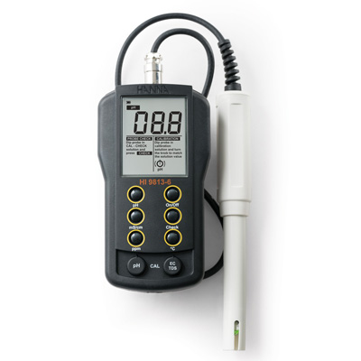 哈纳微电脑pH-EC-TDS-℃测定仪HI9813-6