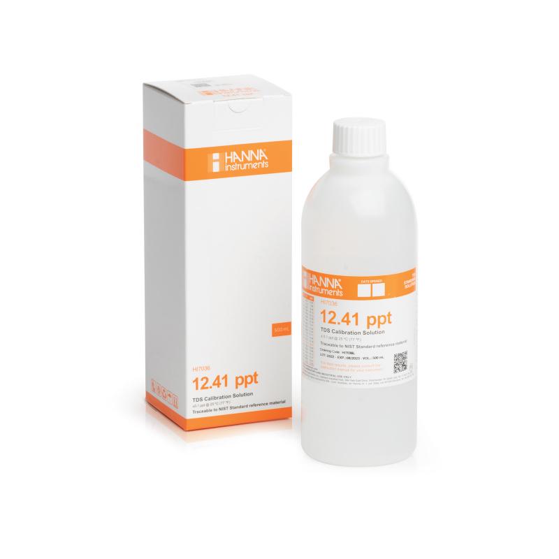 HANNA HI7036L TDS校准液 12.41 ppt（g/L）/500ml