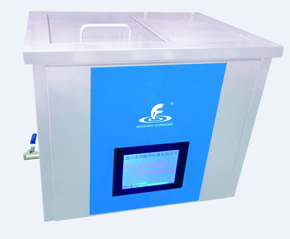 昆山禾创恒温中文显示超声波清洗器KH-300GDV