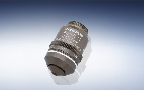 奥林巴斯平场半复消色差物镜PLFLN100X