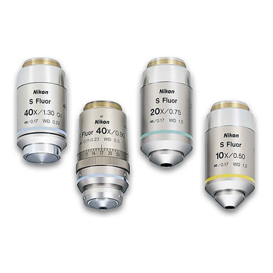 尼康超级荧光物镜CFI Super Fluor 4X 10X 20X 40X 1...