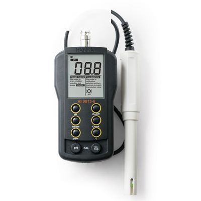 哈纳沃德微电脑pH-EC-TDS-℃测定仪HI9813-6