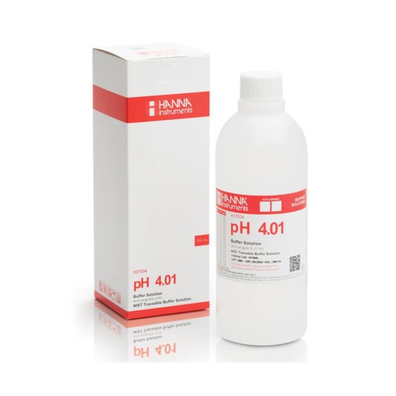 HANNA HI7004L pH标准液 校准值：4.01pH/500ml