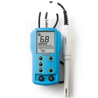 哈纳沃德微电脑pH-EC-TDS-℃测定仪HI9812-5