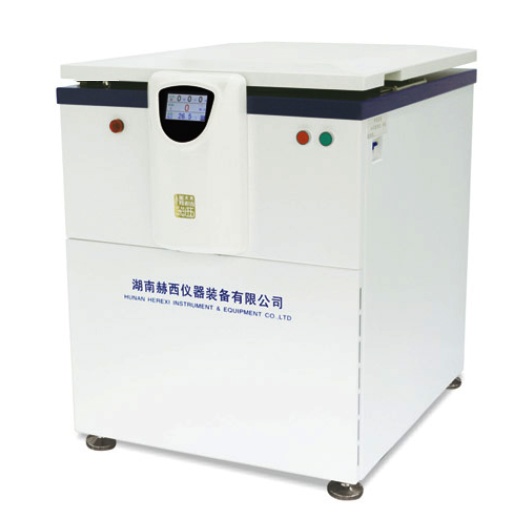 湖南赫西落地式低速大容量冷冻离心机LR8M