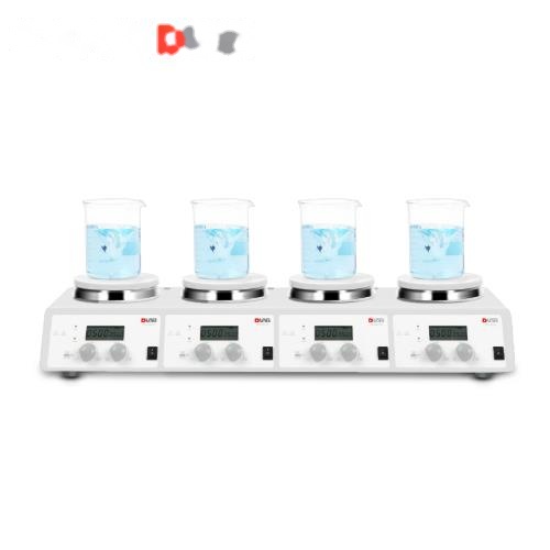 大龙 Dlab MS-H340-S4 LCD 数控加热箱四通道磁力搅拌器