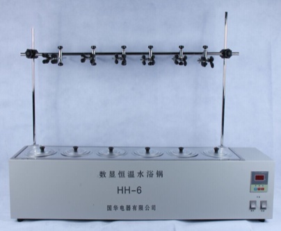 常州国华数显恒温循环水浴锅HH-6 单列六孔