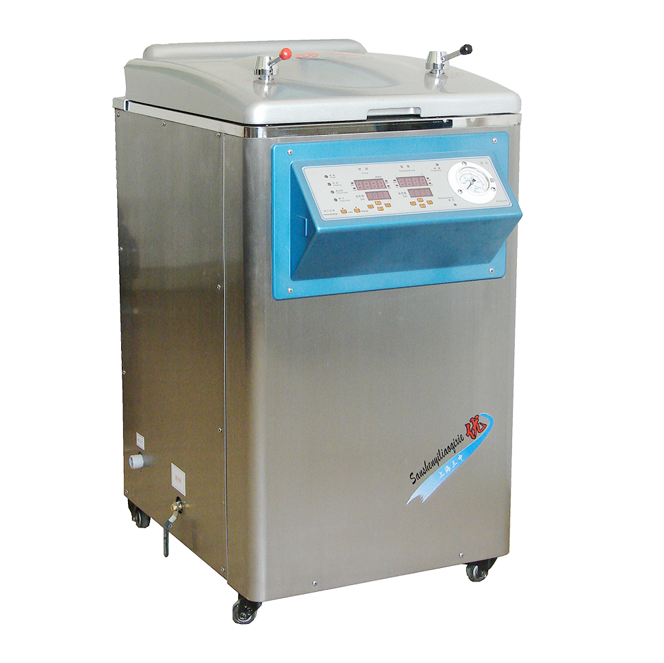 上海三申YM30不锈钢立式电热蒸汽灭菌器