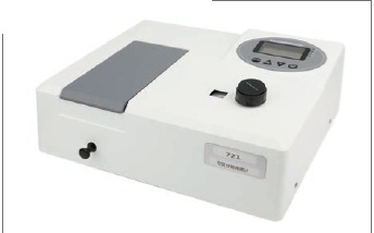 上海舜宇恒平722可见分光光度计