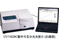 上海欣茂紫外可见分光光度计 UV-7502PC