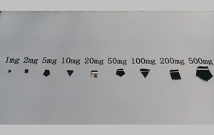 艾克瑞特 专业系列F1级,2mg F1级无磁不锈钢砝码