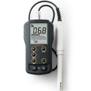 哈纳 HI9813-5 微电脑pH-EC-TDS-℃多参数水质测定仪