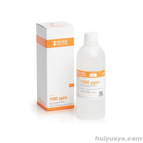 HANNA HI70442L TDS校准液 1500 ppm（mg/L）/500ml