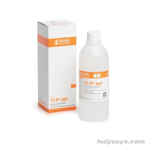HANNA HI7036L TDS校准液 12.41 ppt（g/L）/500ml