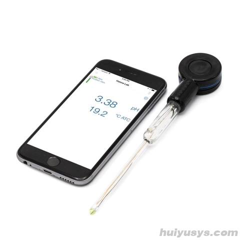 HANNA HI13302 蓝牙超细球形玻璃酸度计 试管等/小口径瓶