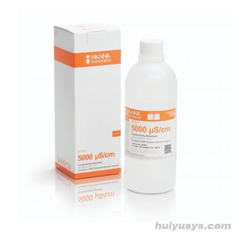 HANNA HI7039L 电导率校准液 5000μS/cm