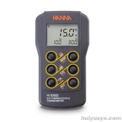HANNA HI93552R 双通道双量程数据型 宽范围温度测定仪
