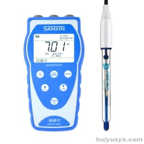 上海三信 SX811-SA 便携式强碱pH计