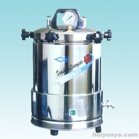 三申手提式不锈钢压力蒸汽灭菌器YX280A