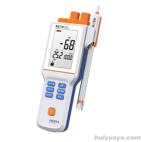 雷磁 PHB-5 便携式pH计 PH/mV/温度 0.01级