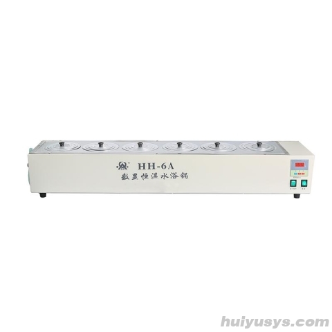 荣华仪器 HH-6A（单） 数显恒温磁力搅拌水浴锅 6孔
