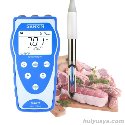 上海三信肉类穿刺型pH计SX811-MT