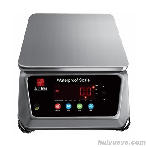 上天精仪GLF10K大量程应用天平 电子天秤 10kg LED双显IP68防水