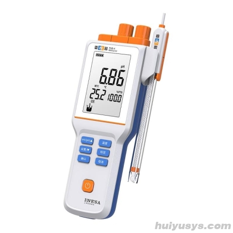 雷磁PH计 PHB-4 0.1pH分辨率 手动温补