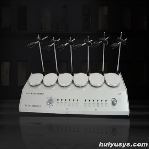 常州国华 HJ-6A 多头磁力加热搅拌器