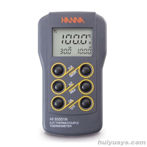 HANNA HI93551N 单通道双量程宽范围温度测定仪（带校准功能）