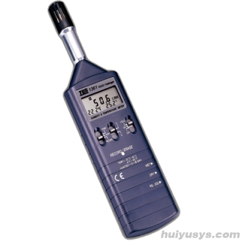 台湾泰仕 TES-1361C 记忆式温湿度表