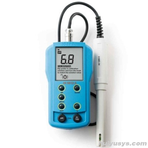 哈纳 HI9812-5 微电脑pH-EC-TDS-℃多参数水质测定仪