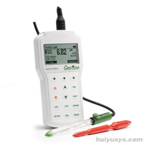 哈纳沃德微电脑便携式pH-mV-oC/oF测定仪【土壤/农业】HI98198C
